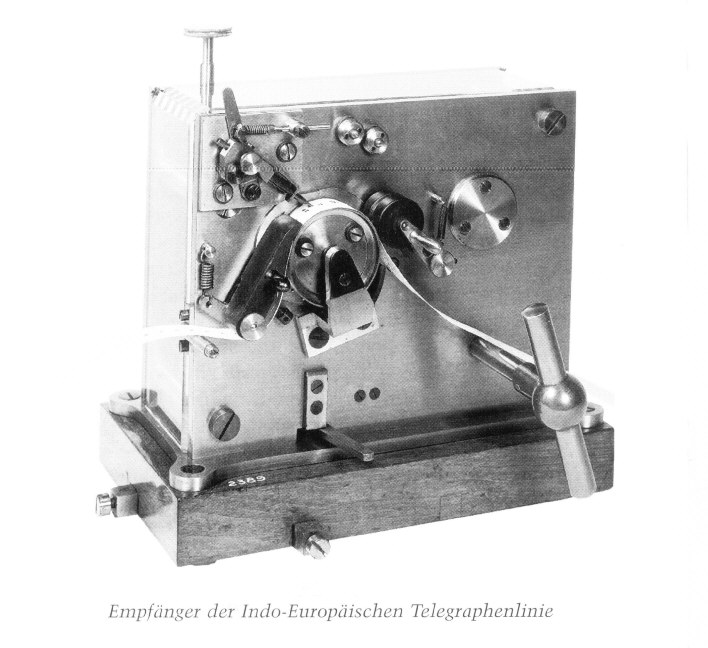 Empfänger der indo-europäischen Telegraphenlinie, klickbar (759 kByte)